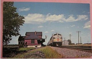 Canadian Pacific Train #1 The Canadian July 1966 Railway Postcard