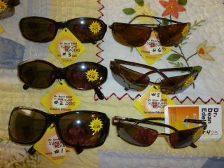   Sunlight Readers Invisible Bifocal Rimless Tortoise Frame 6Styles NWT