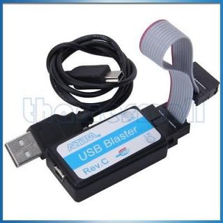 USB Blaster Cable CPLD FPGA JTAG Programmer w/ JTAG Cable Fast 