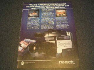 1985 Panasonic Video Camera OmniMovie Ad