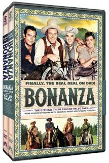 Bonanza The Official Third Season Value Pack DVD, 2012, 9 Disc Set 