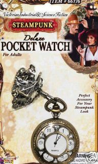   Deluxe Pocket Watch Halloween Costume Accessorie Victorian Old Style
