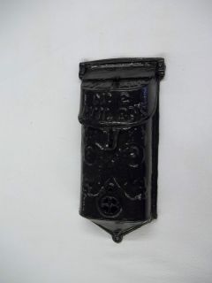 Vintage Genuine Griswold Cast Iron Wall Mounted No.2 Mailbox