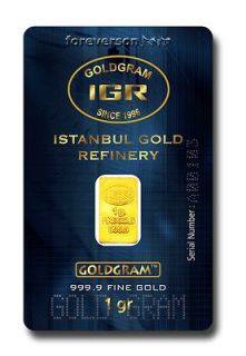 Gr G Gram 9999 24K GOLD Premium Bullion Bar Ingot
