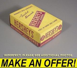 1950s Vintage Hersheys Hershey Milk Chocolate Almond Candy Bar 