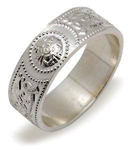 CELTIC VIKING WARRIOR SHIELD RING Size 6.5   Crafted from .925 
