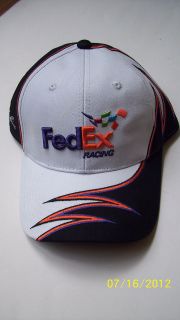 11 Denny Hamlin FedEx Racing Black Nascar Racing Baseball Cap Hat NEW