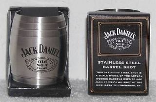 Jack Daniels Old #7 STAINLESS STEEL BARREL (SHOT GLASS)