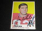 JIM WHALEN SIGNED AUTOGRAPHED 1969 TOPPS CARD PATRIOTS