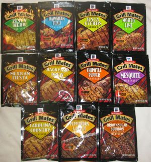 McCormick Marinade Mix 5 Pouches For BBQ Grilling, Baking & Broiling 