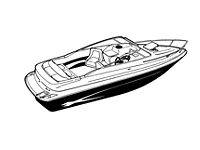 Wellcraft 233 Eclipse Cuddy Cabin I/O Trailerable Boat Cover Navy