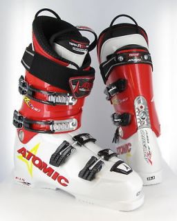 2010 Atomic RT TI 130 White/Red Ski Boots 28.0
