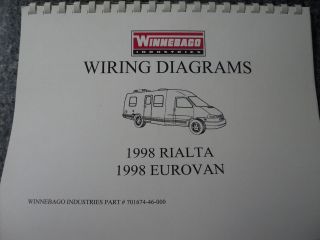 Winnebago Itasca Wiring Diagram Schematic 1998 Winnebago Rialta 
