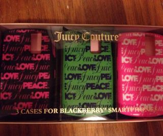 Pink Juicy Couture Blackberry case