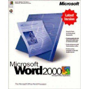 MICROSOFT WORD 2000 NEW & SEALED WITH CODE GENUINE RARE SOFTWARE
