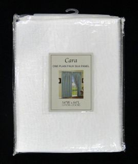 Panels Grommet White Window Covering Curtain Drapes New 52X84 each