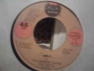 FOGHAT LIVE NOW PAY LATER LOVE ZONE 45RPM 7 IN NM UNPLAYED? INTL SHIP 
