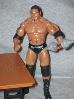 WWE Deluxe Agression Batista Figure $ Accessories Table etc