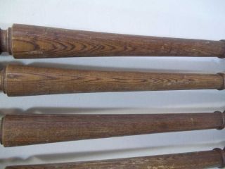 Oak Wood, And Stained Stair Rails