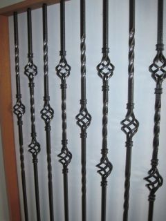 SINGLE OR DOUBLE BASKET BALUSTERS SILVER VEIN, SHOE INCLUDED
