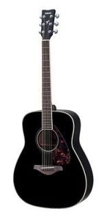 Yamaha FG720S Acoustic Guitar, Black, New from Auth Dlr