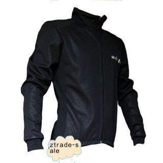   Warm Windproof Rain Fleece Cycling/Bike/Cycle Jacket/Coat Winter Black