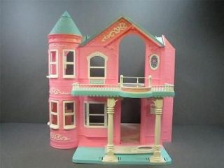 Mattel Barbie Dreamhouse 1995 Pink Victorian Style Dream House CYBER 