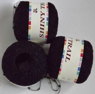 black ribbon yarn in Yarn