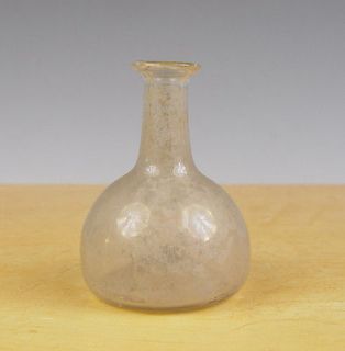 Antique Small Dutch/English Wine Bottle 18th C. Onion Excavated
