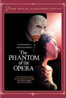 Andrew Lloyd Webbers The Phantom of the Opera DVD, 2005, 2 Disc Set 
