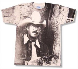 ALAN JACKSON   ALL OVER BOARDS PORTRAIT CREAM T SHIRT   NEW ADULT 