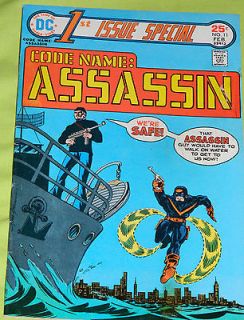   SPECIAL CODE NAME ASSASSIN Comic Book # 11 High Grade DC Vintage Old