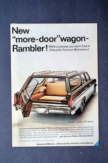 Vintage 1960s American Motors Rambler Classic 700 Wagon Advertisement