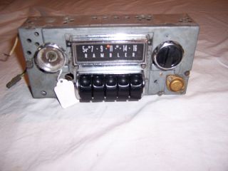 amc radio in Vintage Car & Truck Parts