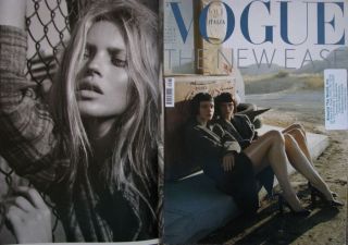Vogue Italia LINDA Evangelista HELENA Christensen KATE Moss MISSY 