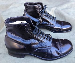 1930s NEW Gold Bond Ankle Boots   Genuine Kangaroo NOS Dead Stock 