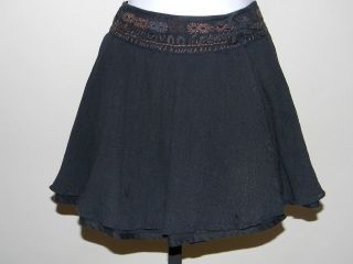 All Saints Spitalfields Jacks Place Gray Mini Wrap Skirt Sz UK 8 / US 