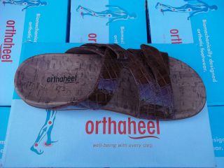 Ladies ORTHAHEEL Holly Brown Sandals   FLOOR SAMPLES GREAT DEAL