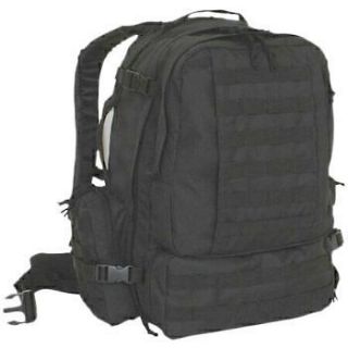 Humvee 3 Day Assault Pack Black Tactical Backpack NEW