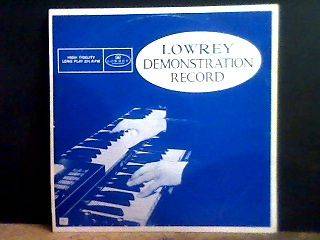 JERRY ALLEN Lowery Organ demonstration record Library. LP