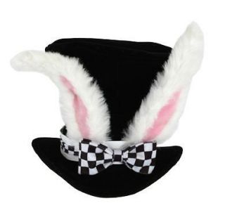 Alice In Wonderland White Rabbit Bunny Adult Top HAT
