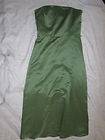 Alfred Angelo green strapless formal dress, lined, should fit size 14 