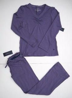 Tommy Hilfiger Sleepwear Cotton / Modal Top and Pajama Pant Set S 
