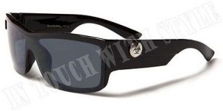   Mens Biohazard Square Thick Wide Frame Sunglasses Designer Cool 8101