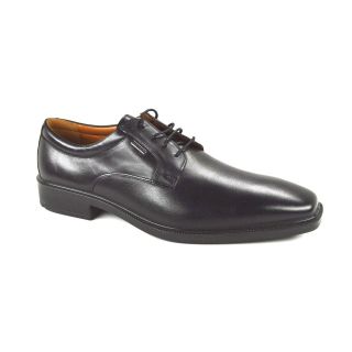   180$ GEOX RESPIRA Mens Shoes U Alex D smooth SZ 8/10 Black Leather