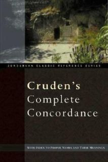 Crudens Compact Concordance by Alexander Cruden 1968, Hardcover 