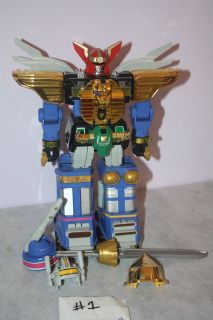 Bandai MMPR Power Rangers Deluxe Zeo Megazord 100% Complete All 