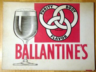 ballantine ale in Breweriana, Beer