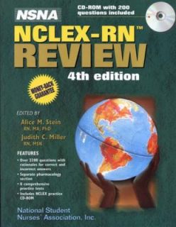 Delmars NCLEX RN Review by Alice M. Stein 1999, Paperback