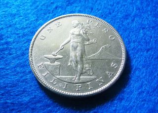 1903 United States Philippines Silver Peso   Bright AU    